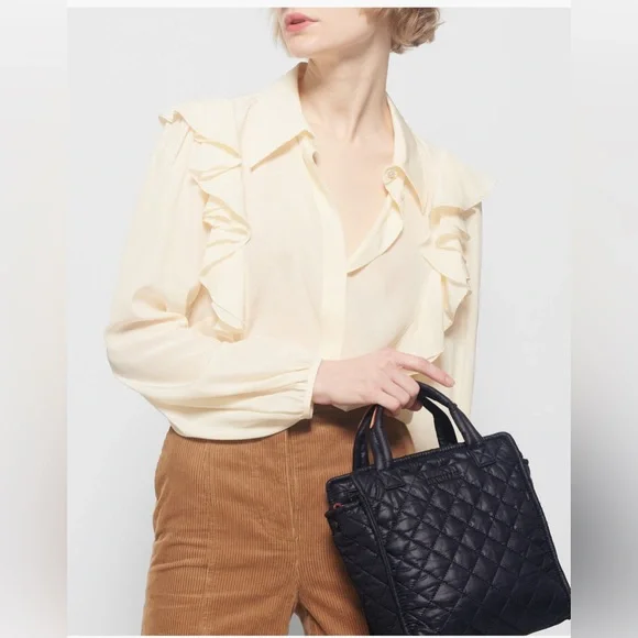 MZ Wallace Black Mini Box Tote/crossbody bag - Picture 2 of 14